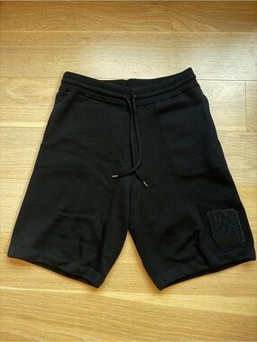 Burberry Black Men's Knit Drawstring Shorts